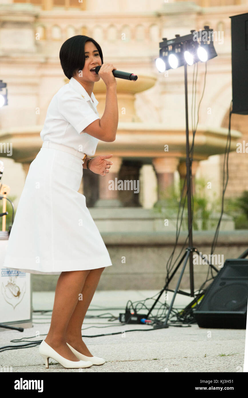 Sommerkonzert auf dem Capitol Schritte mit den Commodores (26913944674) Stockfoto