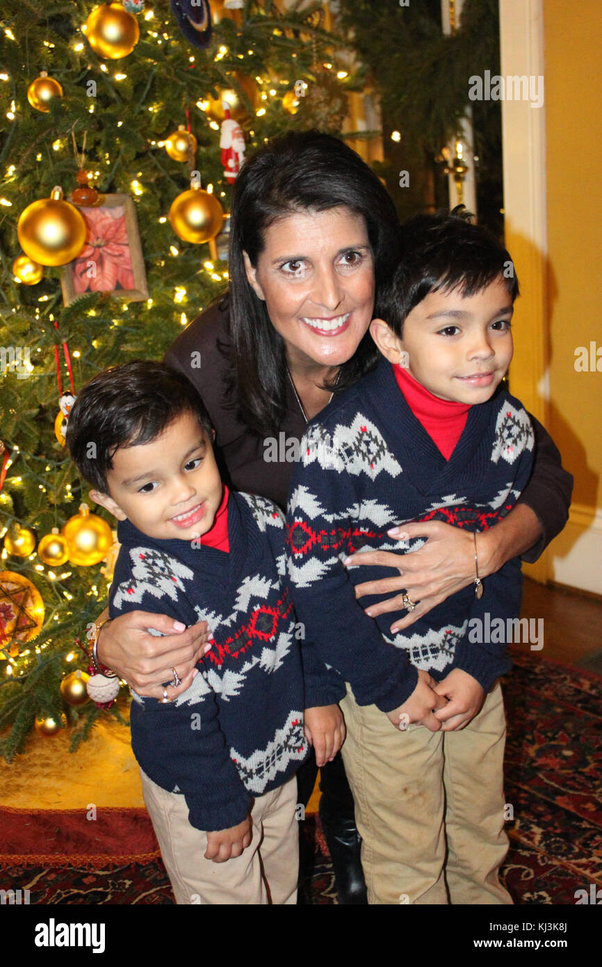 Nikki Haley Holiday Open House 2016 (31340079682) Stockfoto