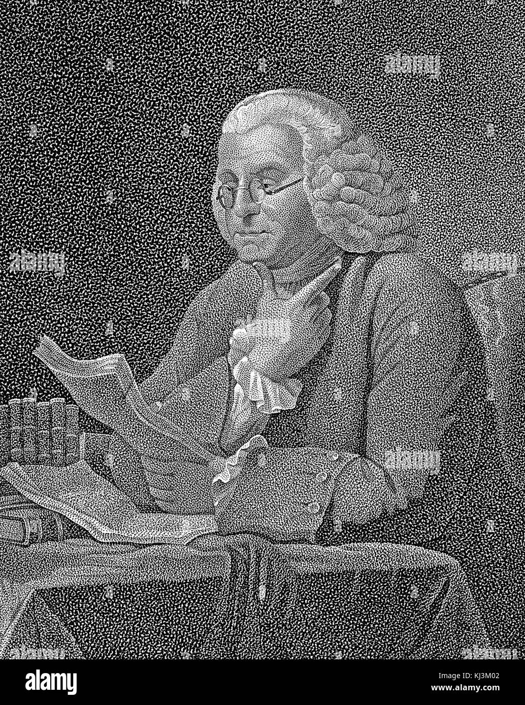Benjamin franklin mit brille
