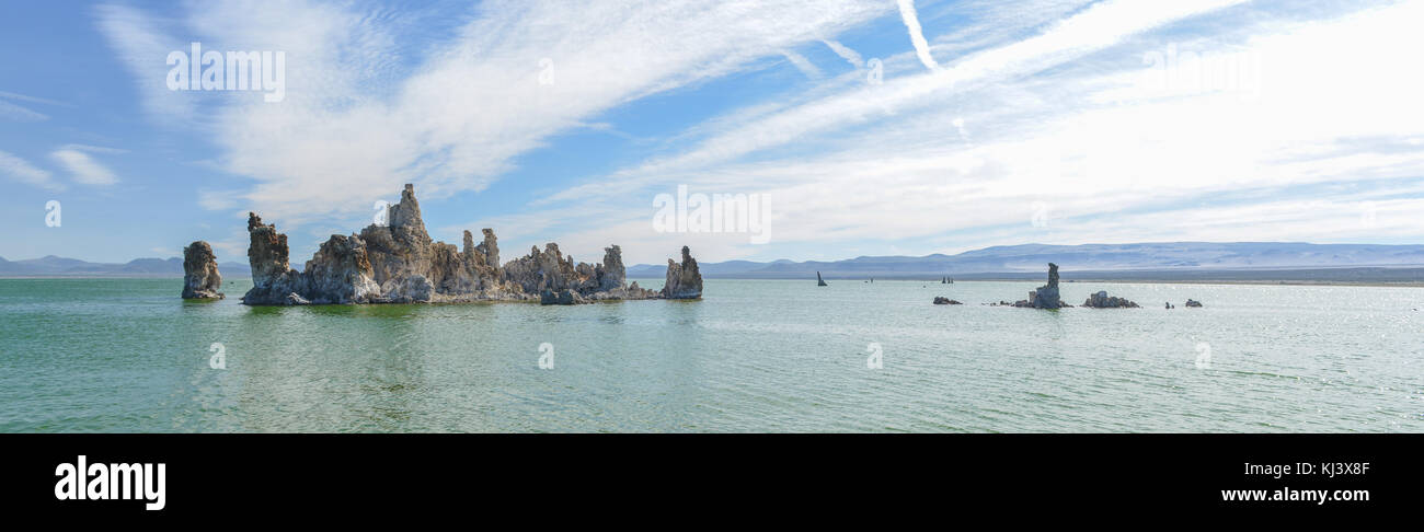 Tuff tuff Ausbildung in den Mono Lake State Natural Reserve, Kalifornien. Stockfoto