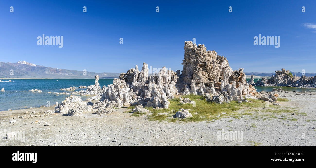 Tuff tuff Ausbildung in den Mono Lake State Natural Reserve, Kalifornien. Stockfoto