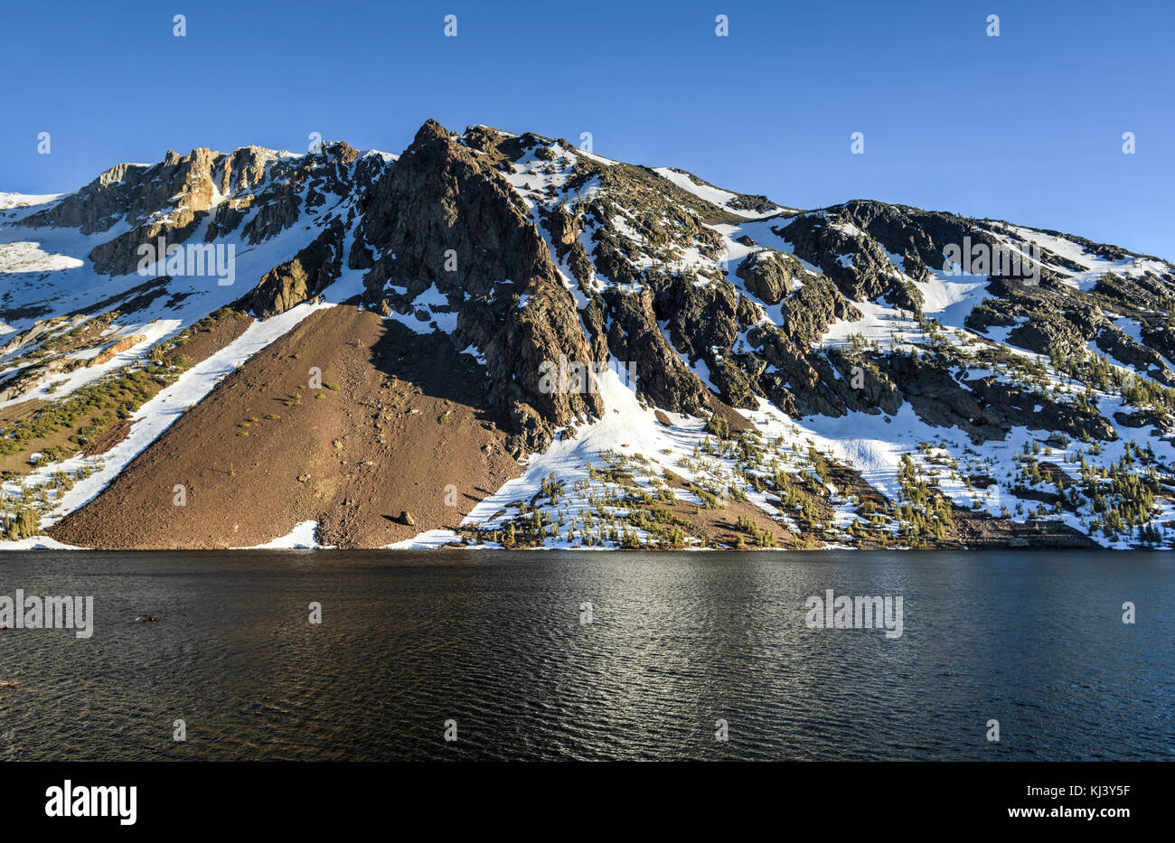 Inyo National Forest - ellery Lake - Yosemite National Park, Kalifornien. Stockfoto