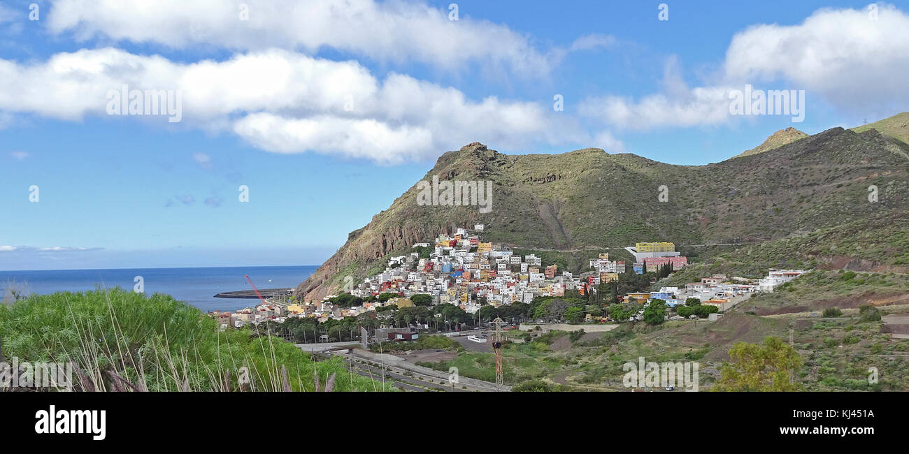 Das Fischerdorf San Andres, im Südosten der Insel, Teneriffa, Kanarische Inseln, Spanien Stockfoto