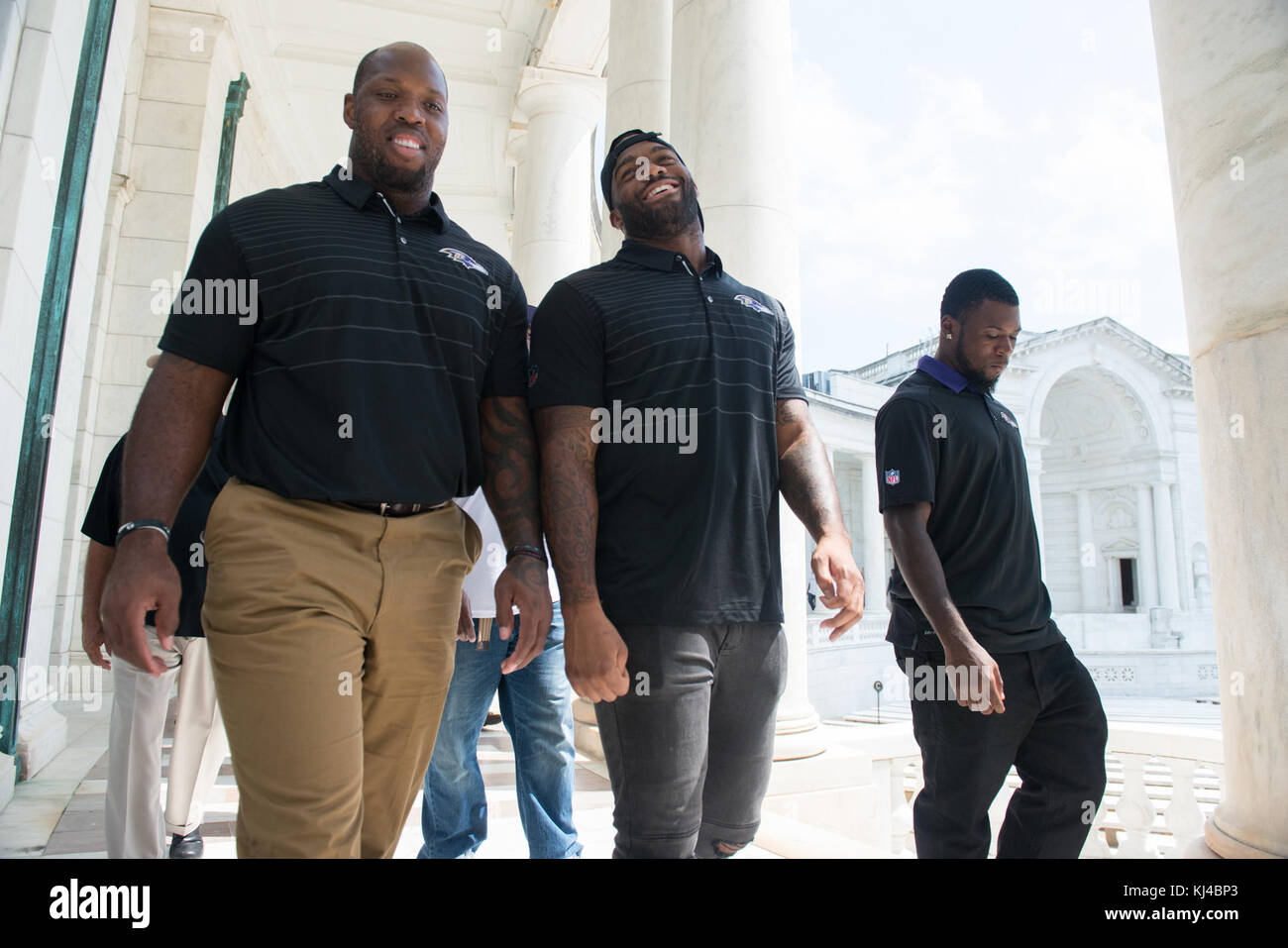 Baltimore Ravens besuchen sie den Arlington National Cemetery (36675571346) Stockfoto