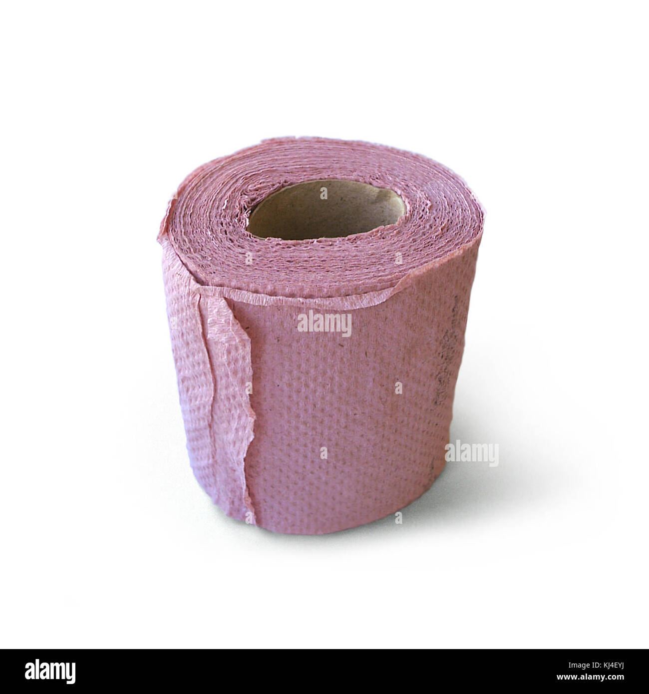 Rosa Toilettenpapier Stockfoto