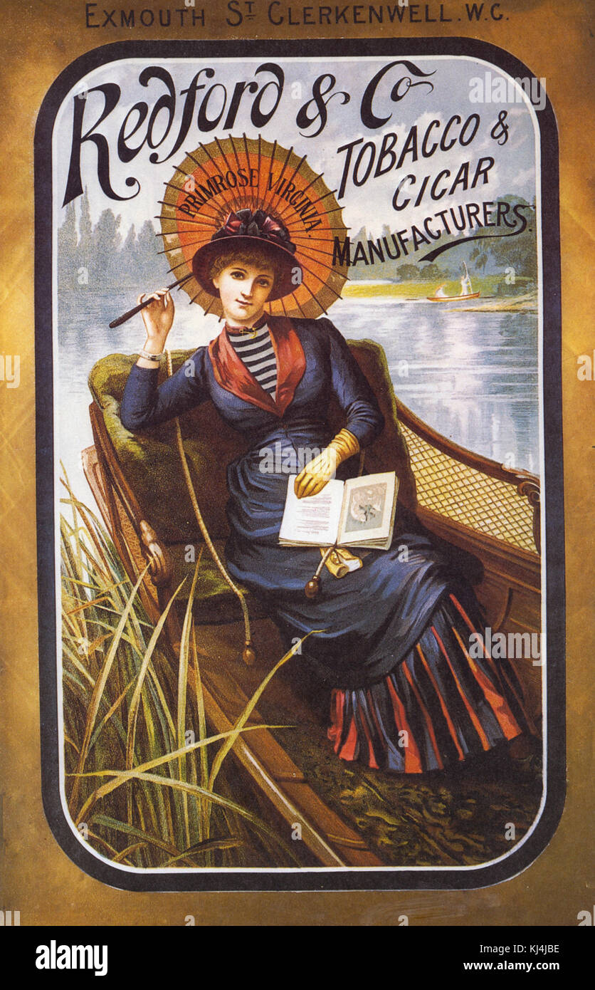 Redford & CO Werbung um 1890 Stockfoto