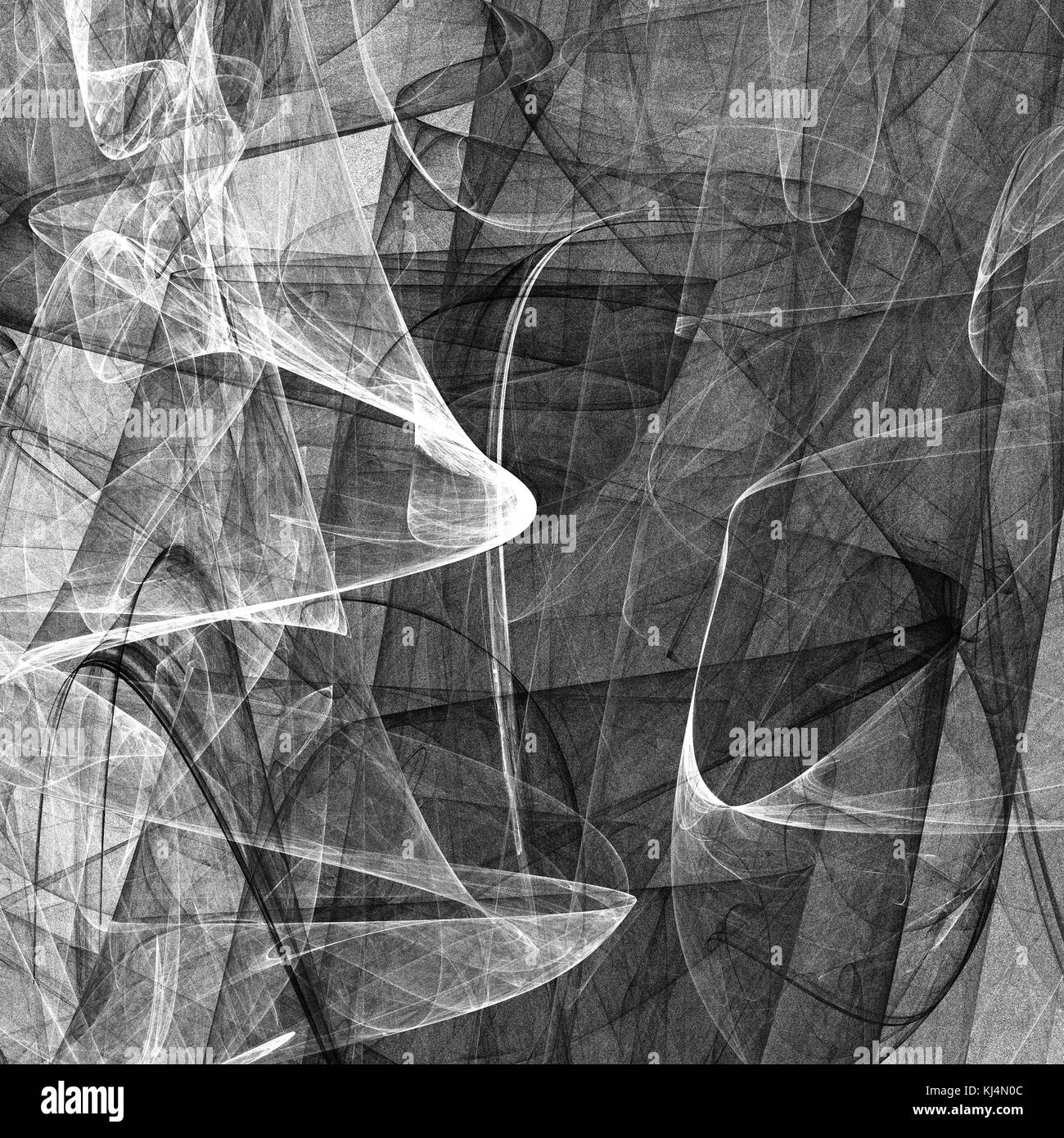 Grunge abstrakten schwarzen Hintergrund auf weißem Hintergrund. zwei Farben. quadratische Form. Durchschnittliche rauhe Geräusche Design. Stockfoto