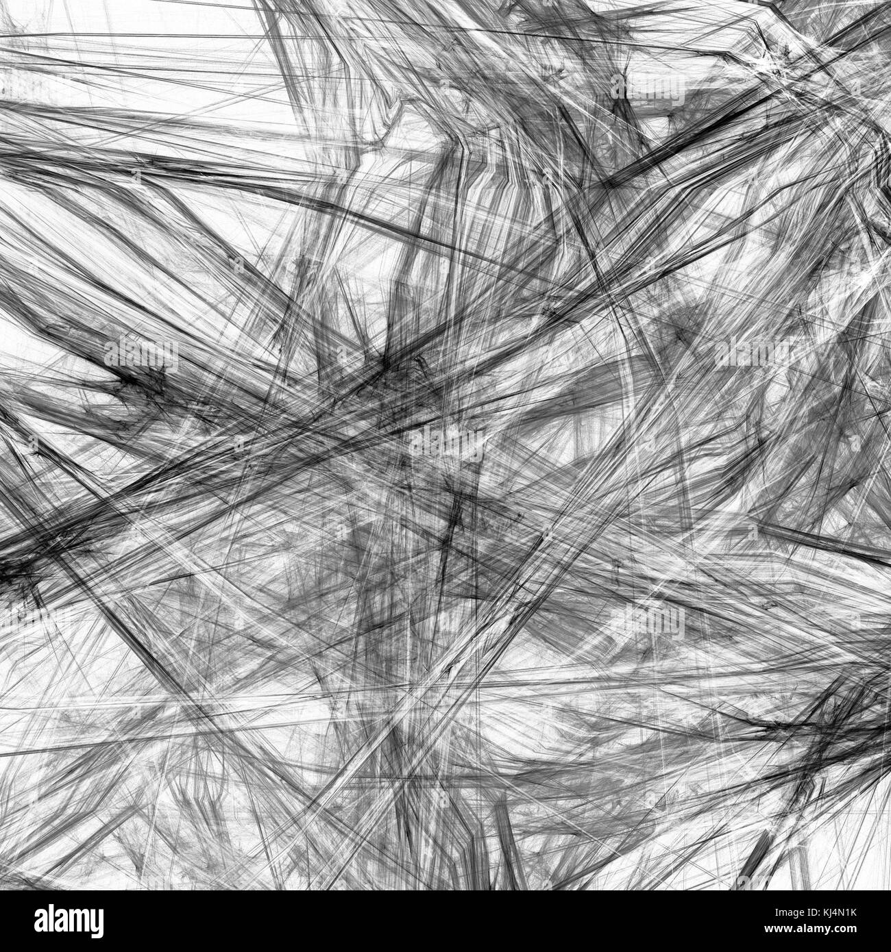 Grunge abstrakten schwarzen Hintergrund auf weißem Hintergrund. zwei Farben. quadratische Form. Durchschnittliche rauhe Geräusche Design. Stockfoto