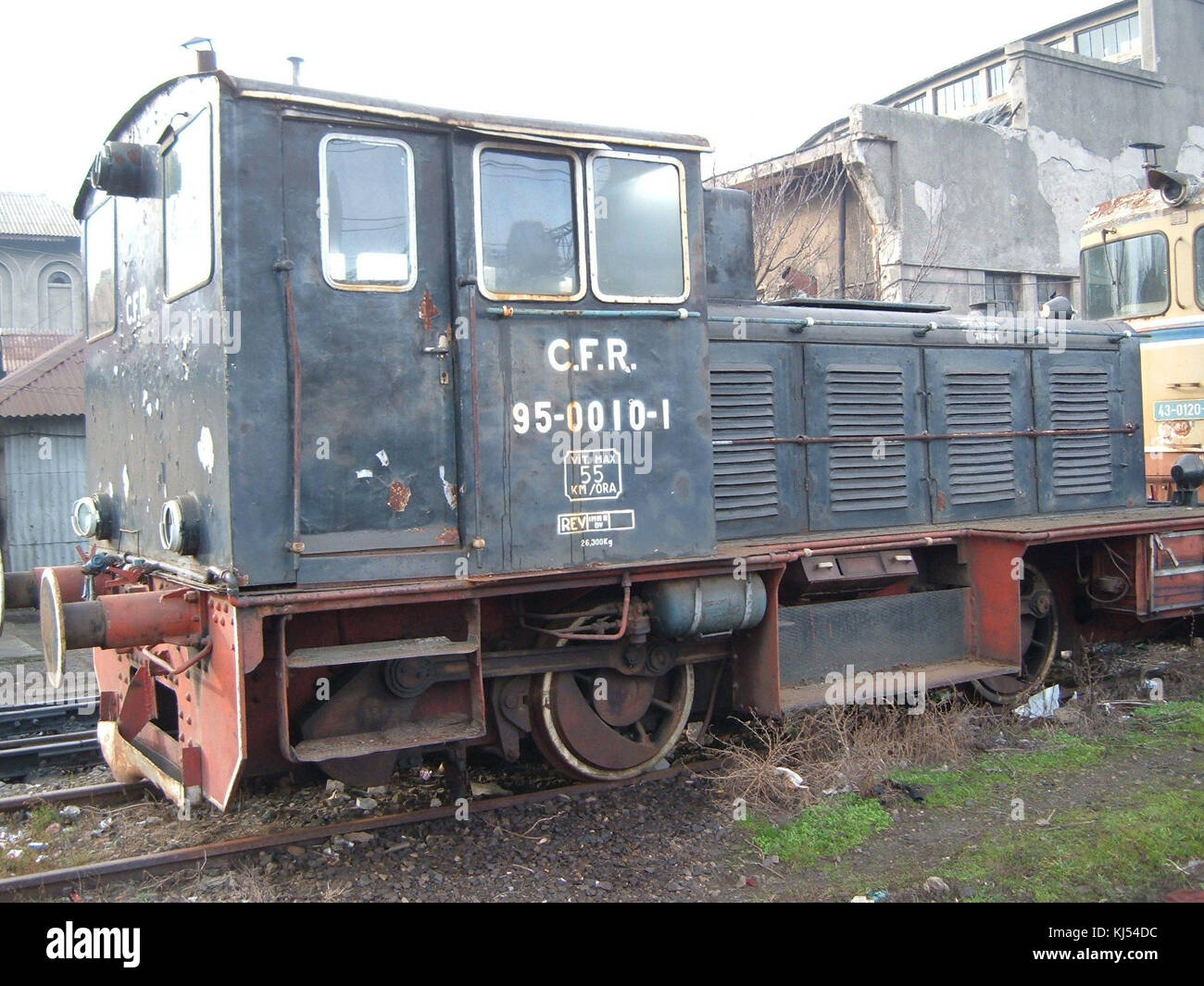 Locomotiva CFR clasa 95 Stockfoto