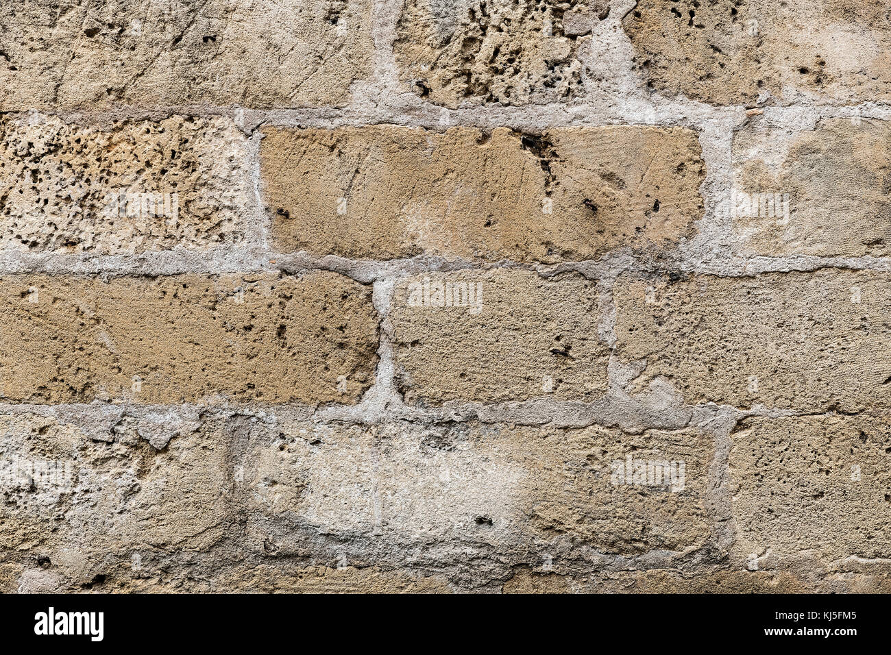 Steinmauer detail. Stockfoto