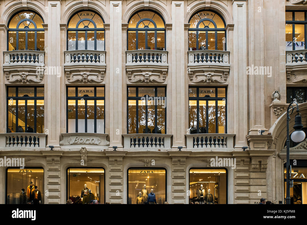 Zara Department Store, Pallma, Spanien. Stockfoto