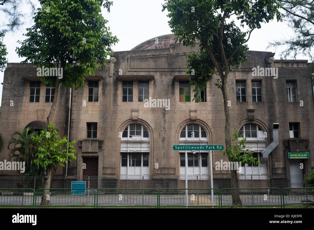 19.07.2017, Singapur, Republik Singapur, Asien - Der geschlossene Tanjong Pagar Bahnhof. Stockfoto