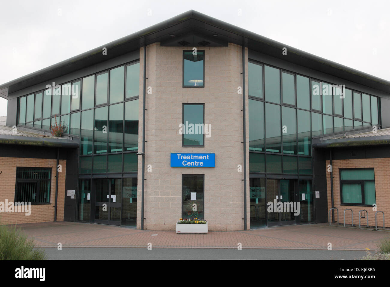 Die Behandlung, einschließlich der urologischen Abteilung, an der nhs Royal shrewsbury Hospital, ein Krankenhaus Stockfoto