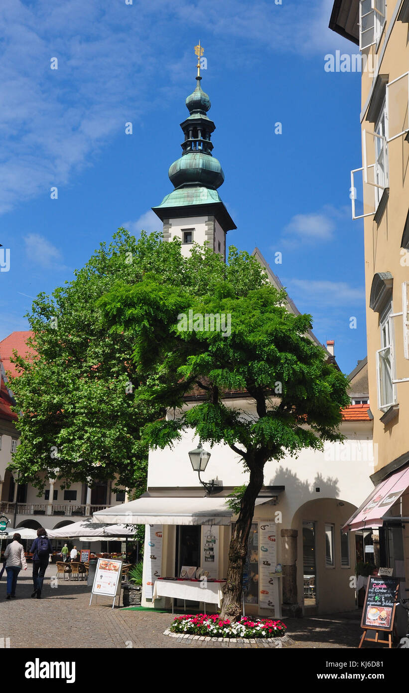 Klagenfurt, Österreich - Juni 3, 2017: Blick auf das Landhaus Stockfoto