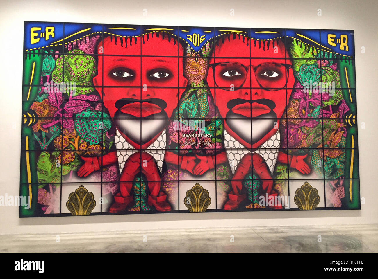 Gilbert und George: The Beard Pictures, bei White Cube, Bermondsey 