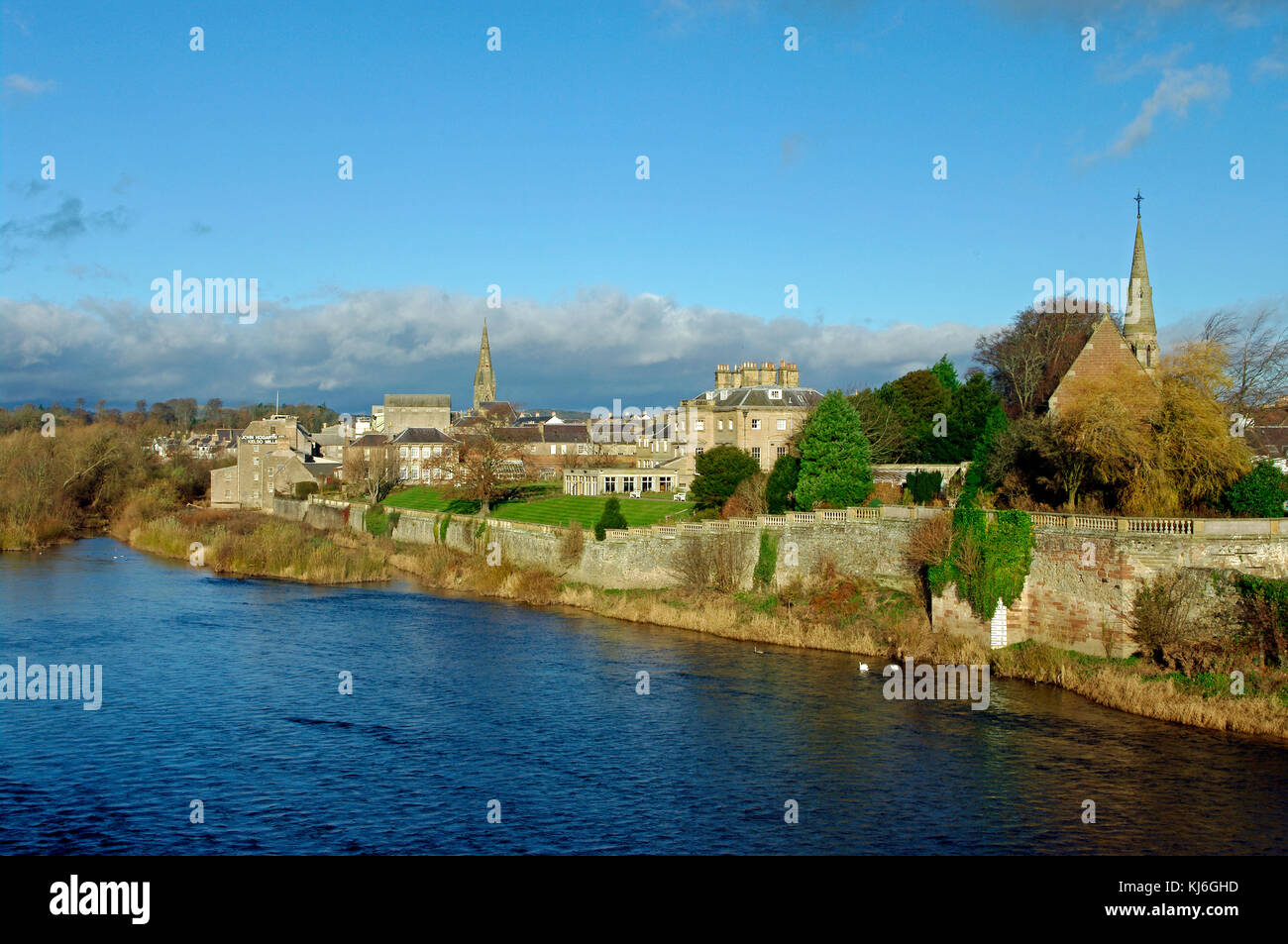 River Tweed, Kelso, Schottland Stockfoto