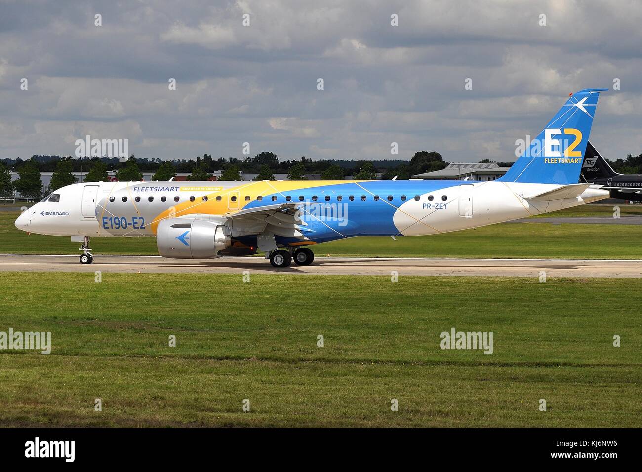 Embraer EMB 190-e 2 verbesserte regionale Airliner Stockfoto