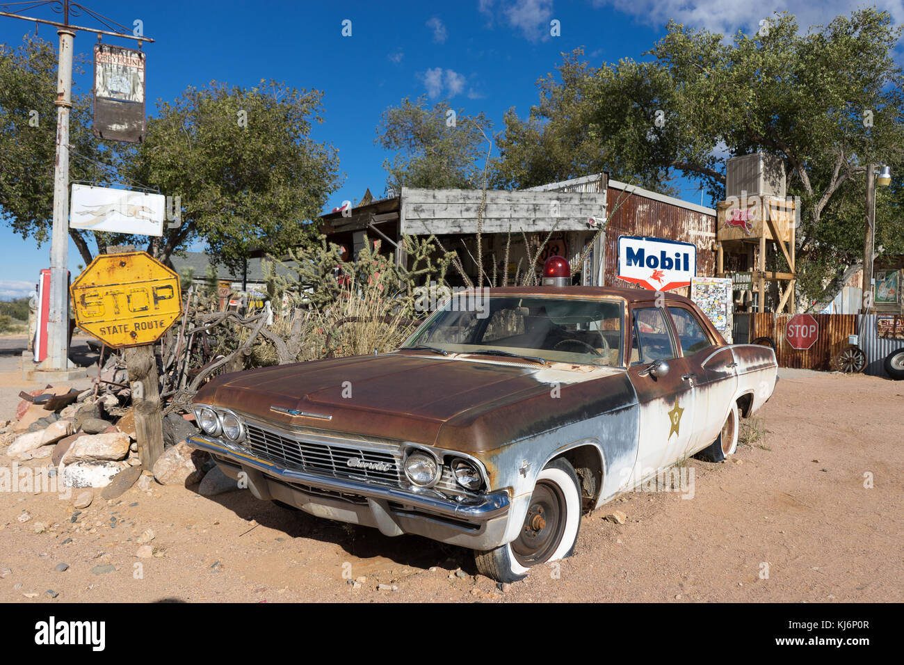 Hackberry General Store auf der Route 66 Stockfoto