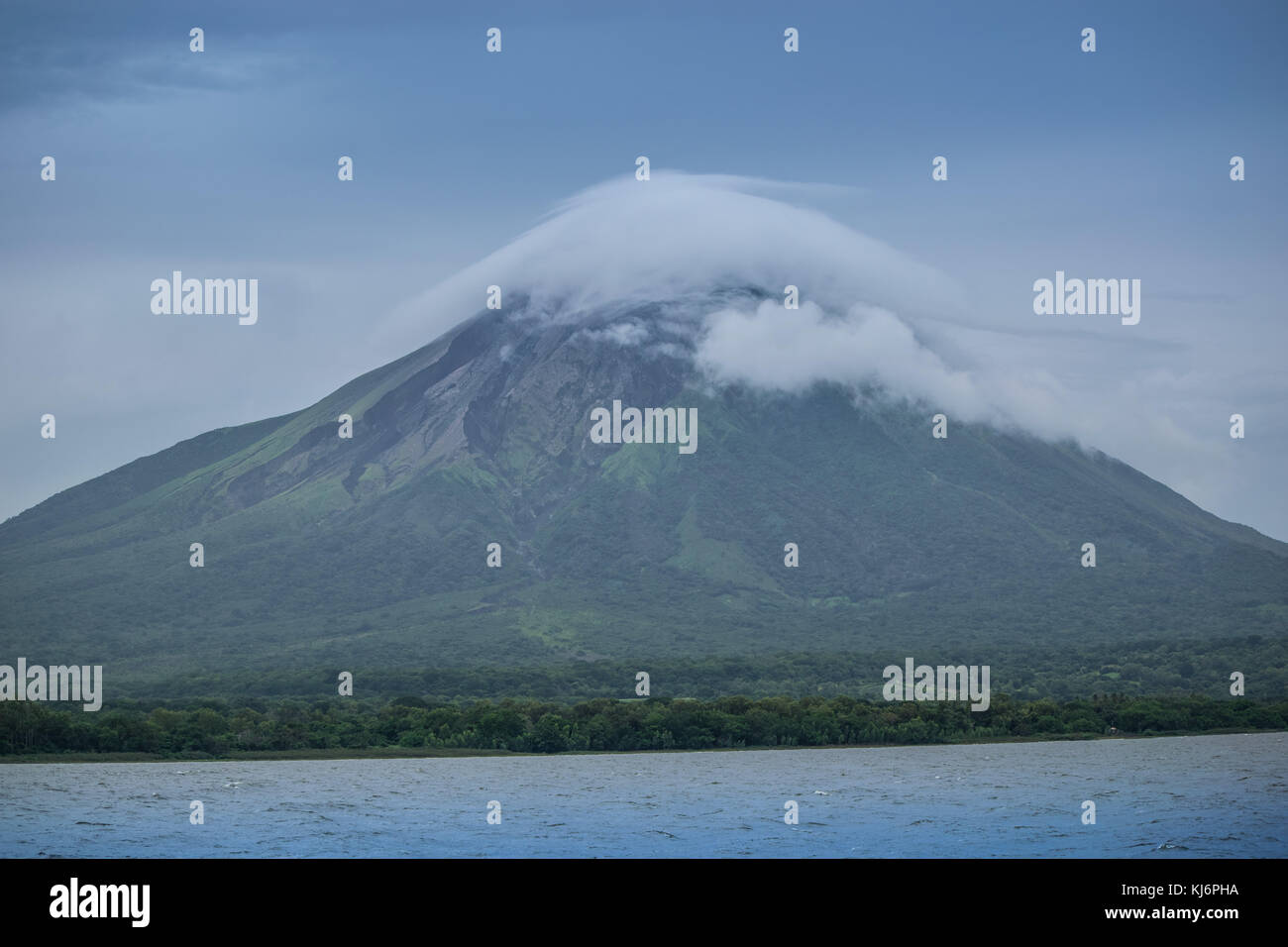 Vulkan ometepe Stockfoto