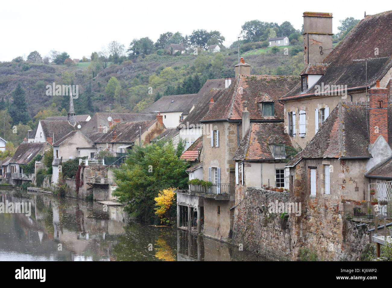 Französische Dörfer Stockfoto
