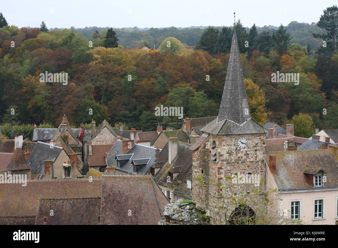 Französische Dörfer Stockfoto