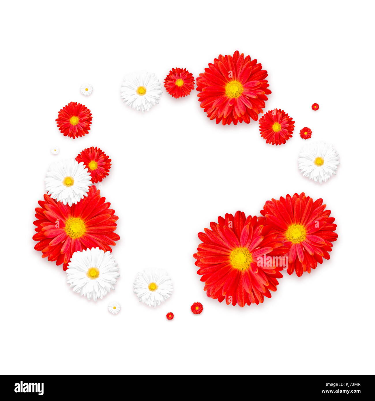 Weißer Hintergrund mit schönen bunten Blume. wallpaper Flyer, Einladungen, Poster, Broschüre gutschein rabatt Stockfoto