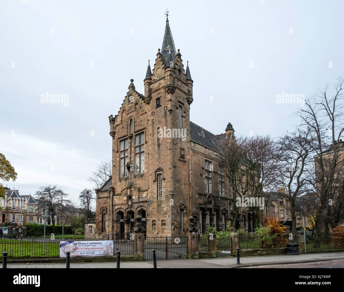 Dixon Community Center im Stadtteil Govanhill von Glasgow, Schottland, Vereinigtes Königreich. Stockfoto