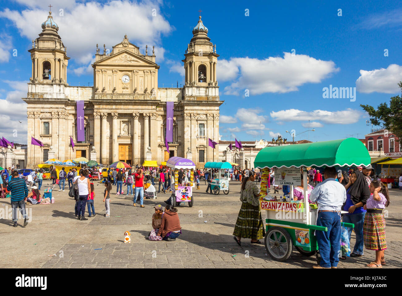 Kathedrale von Guatemala Stockfoto