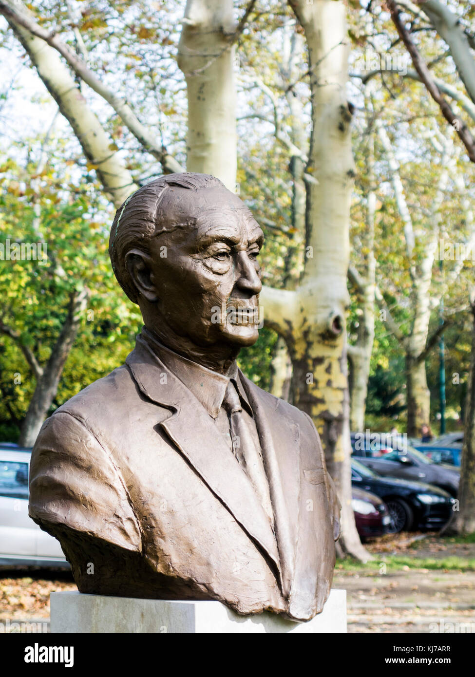 Adenauer Statue, City Park, Budapest Stockfoto