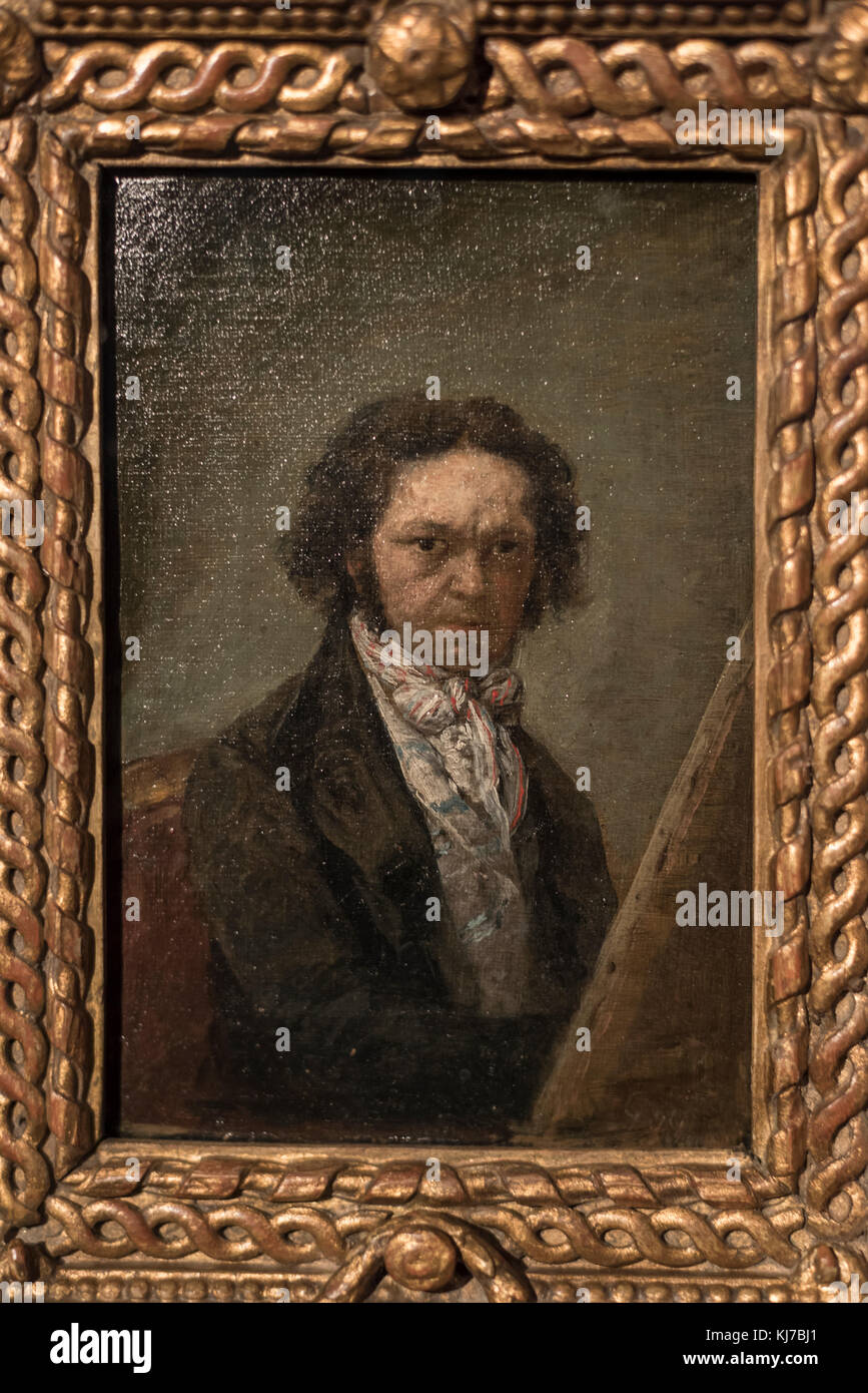 Self Portrait von Francisco Goya, Israel Museum, Jerusalem, Israel Stockfoto