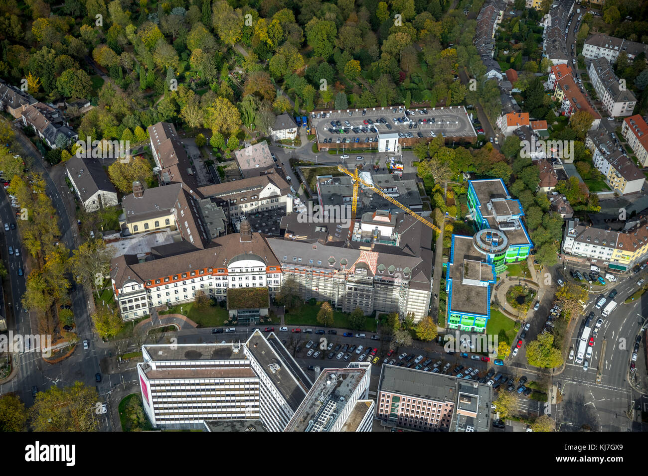 Elisabeth-Krankenhaus, Akademische Lehranstalt der Universität Duisburg-Essen, Huttrop, Sozialpädiatrisches Zentrum, Essen, Ruhrgebiet, Nordrhein-We Stockfoto