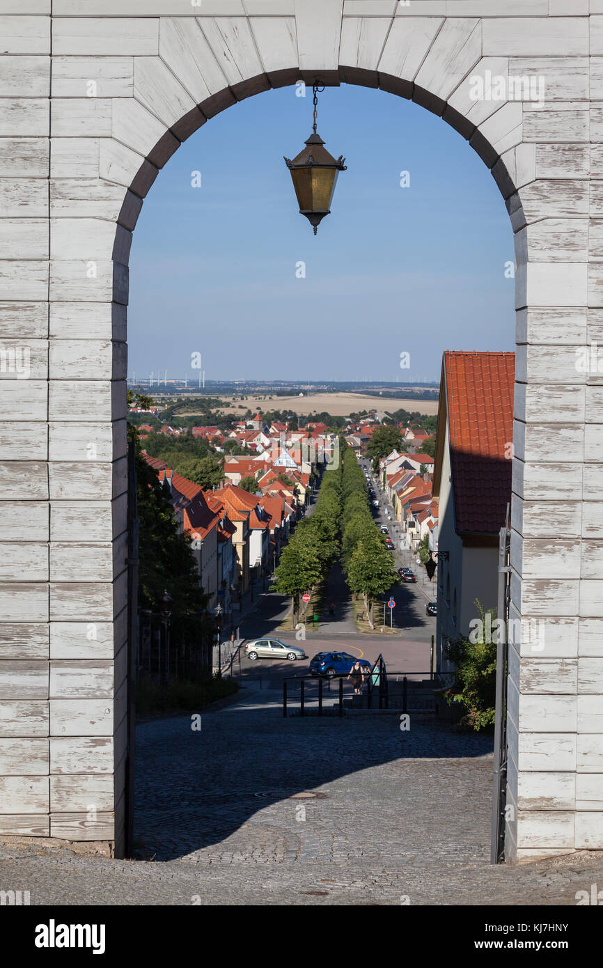 Blick Nach ballenstedt Stockfoto