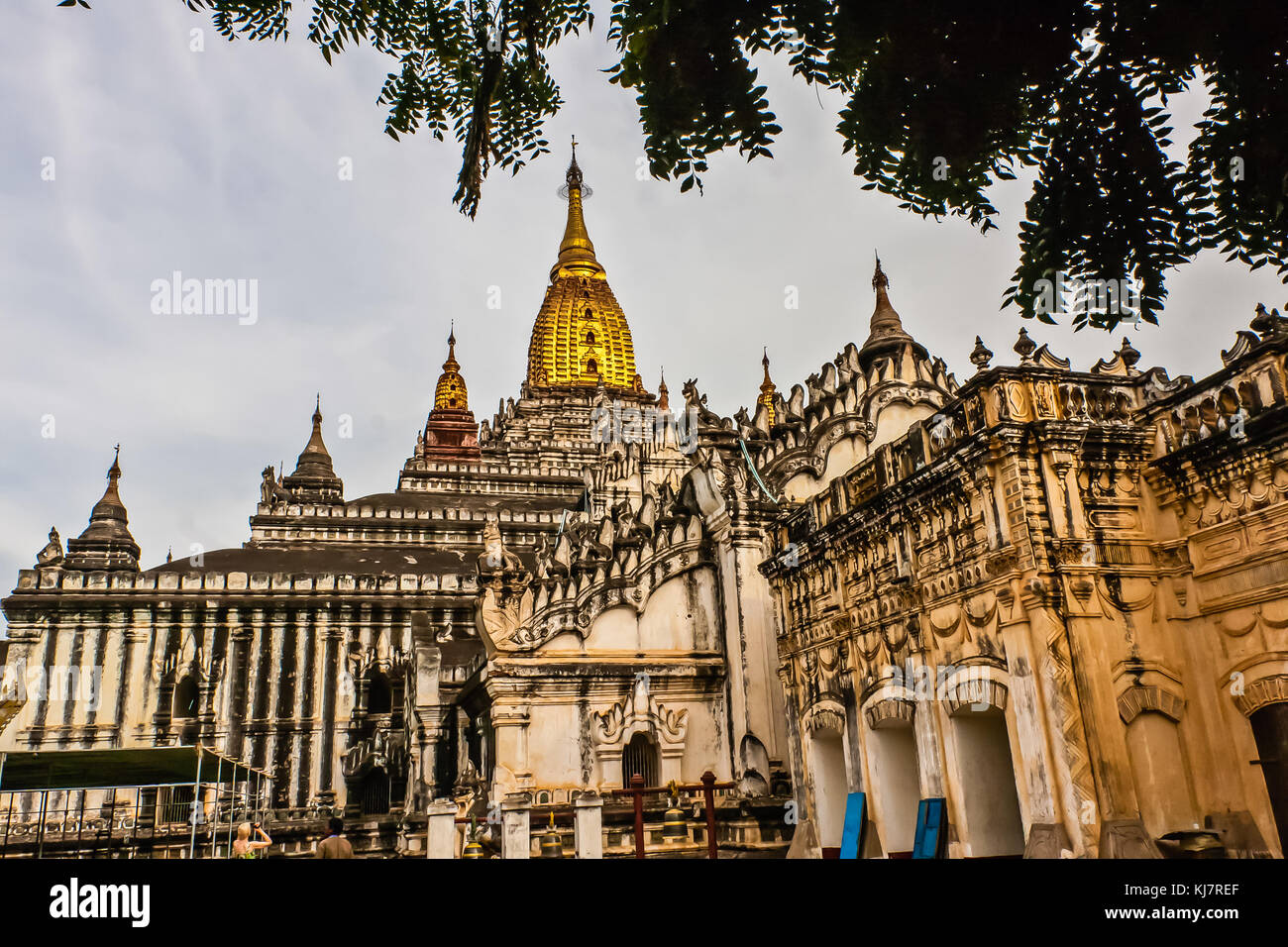 Das Ananda Tempel, Alt Bagan, Myanmar Stockfoto
