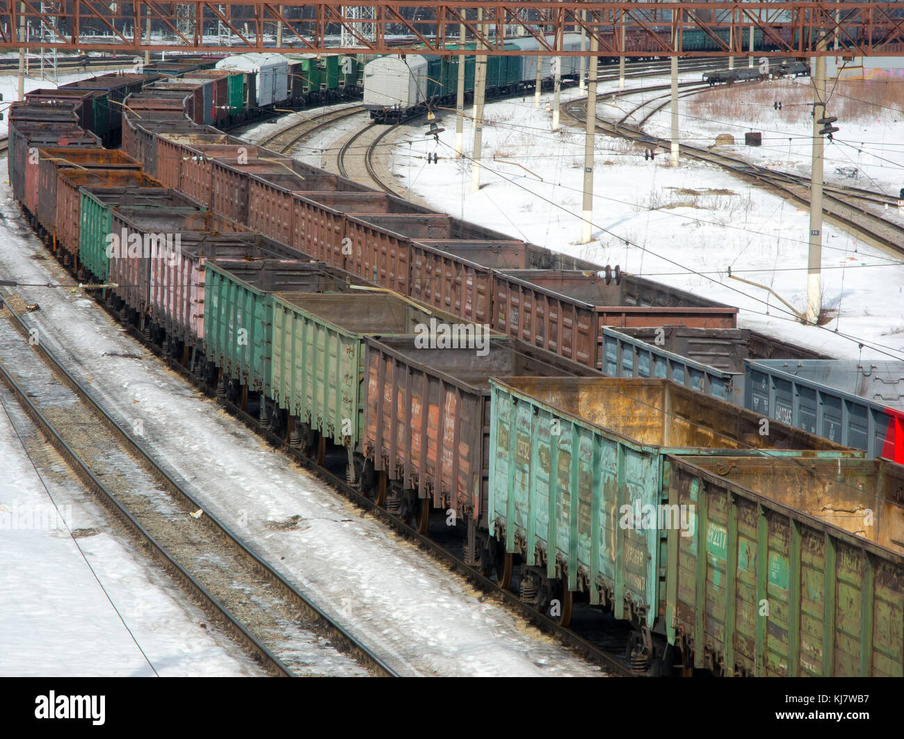 Güterwagen Stockfoto