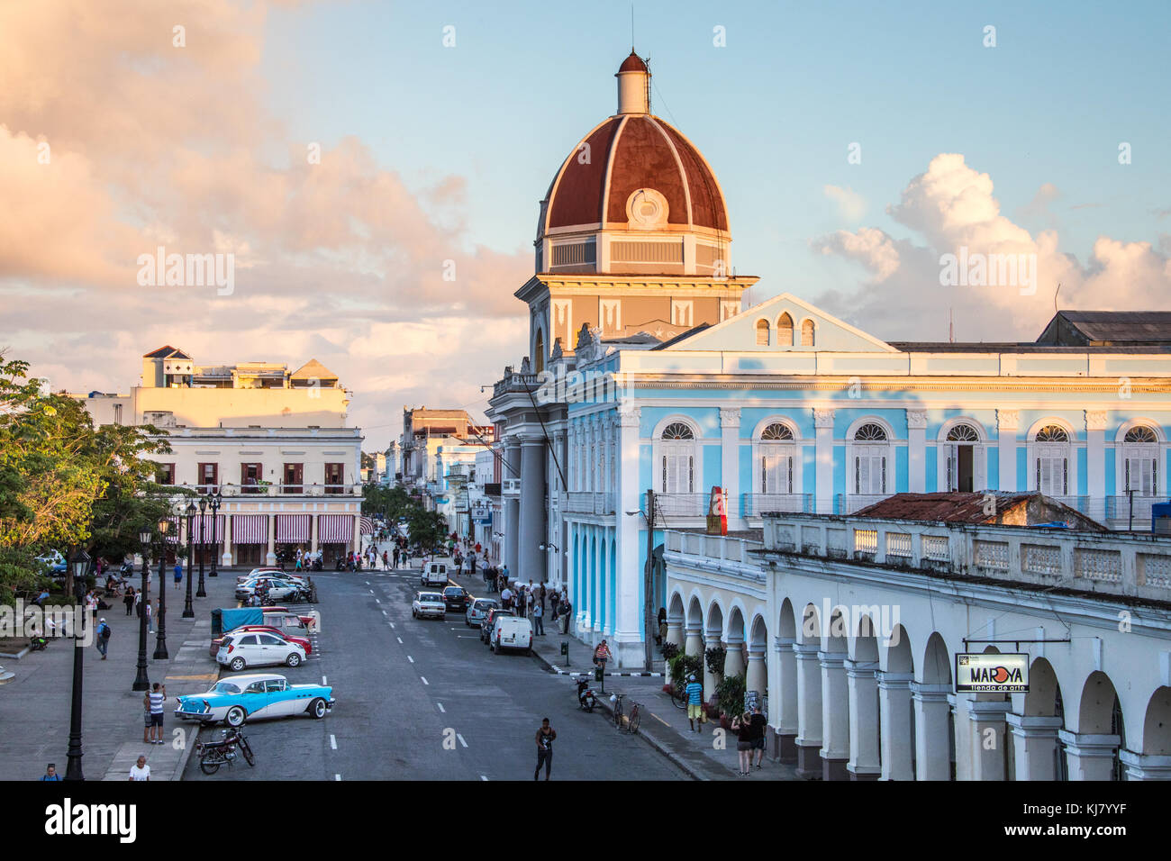 Palacio de Regierung, Cienfuegos, Kuba Stockfoto