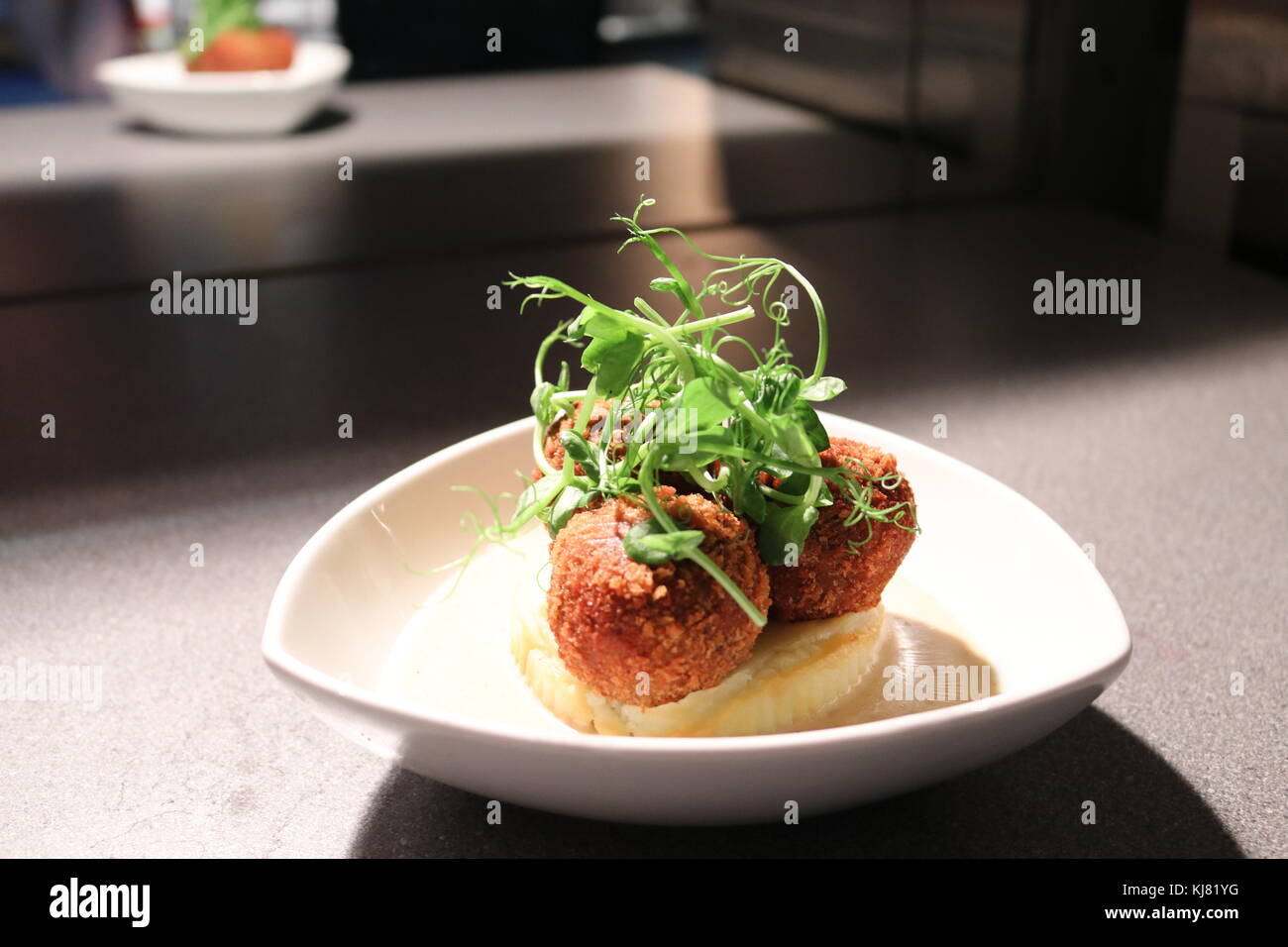 Essen und Trinken fotografie Schottischen Stockfoto