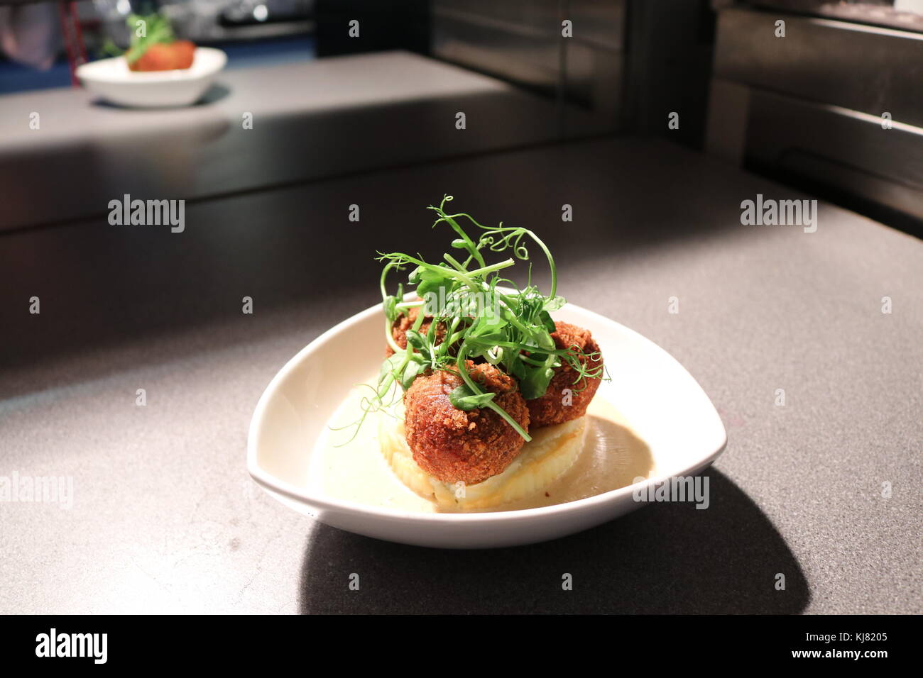 Essen und Trinken fotografie Schottischen Stockfoto