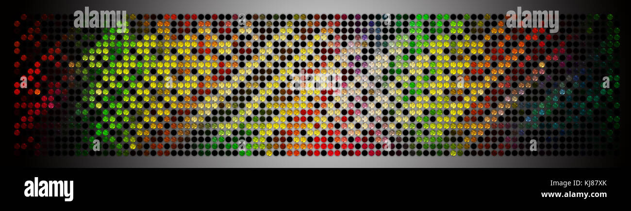 Wunderbare Zusammenfassung illustriert Panorama-Glas-Objekt Stockfoto