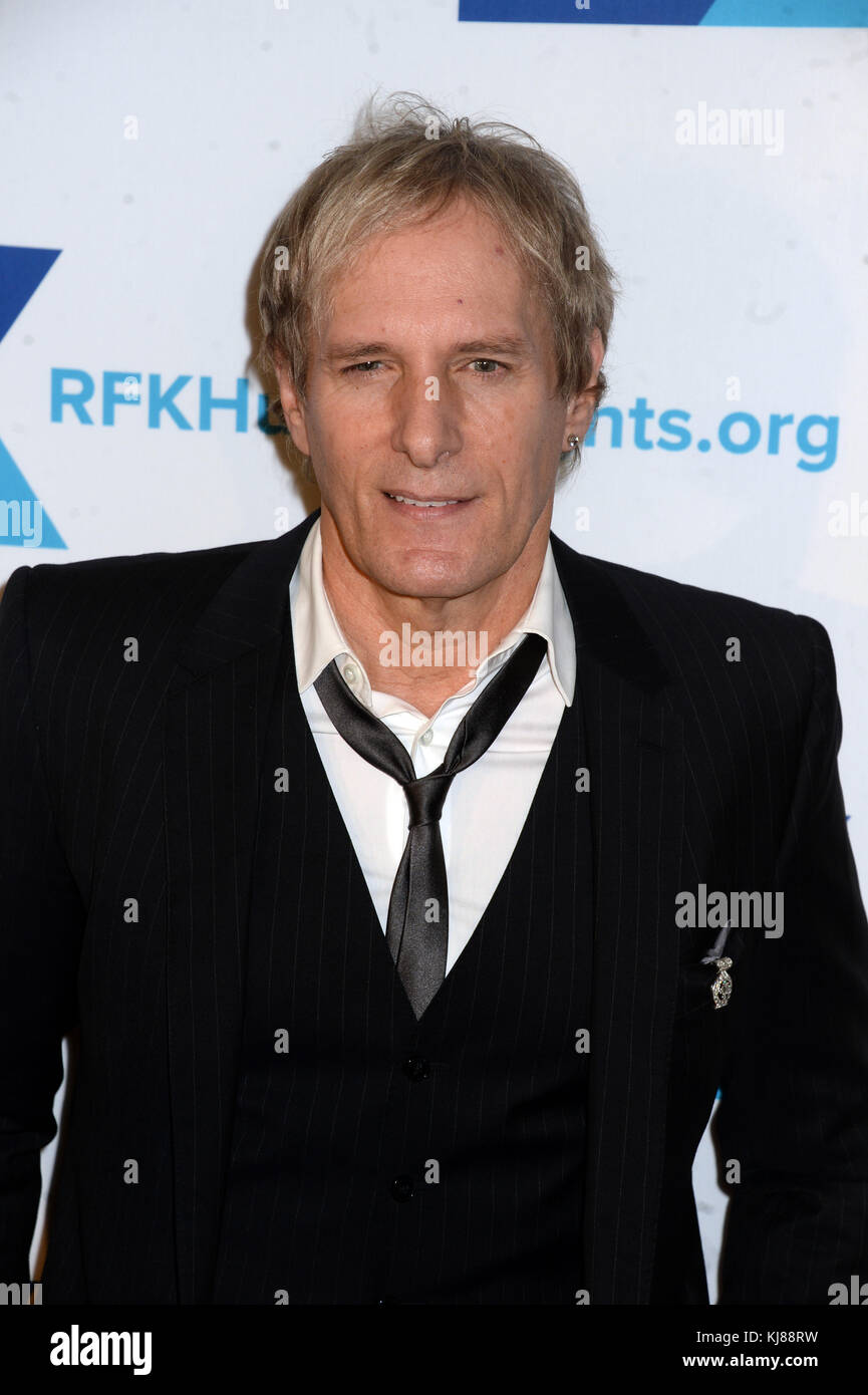 NEW YORK, NY - DEZEMBER 06: Mike Johnston nimmt am 6. Dezember 2016 an den Robert F. Kennedy Human Rights' Ripple of Hope Awards im New York Hilton Midtown Teil.2016 in New York City Leute: Mike Johnston Stockfoto