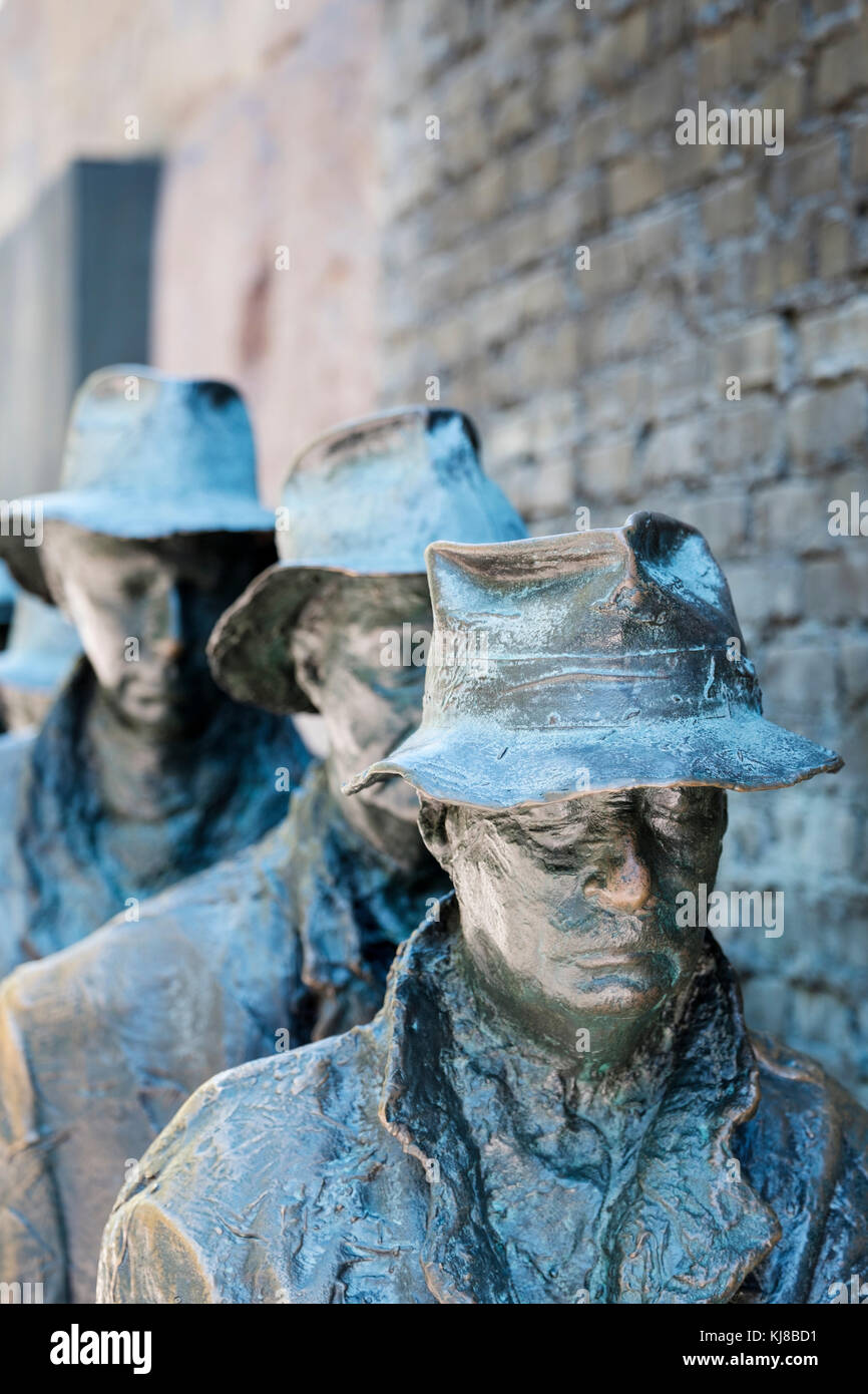 Detail von Brot, von George Segal, Zimmer 2 von Franklin Delano Roosevelt Memorial, FDR Memorial, Washington, D.C., Vereinigte Staaten von Amerika, USA. Stockfoto