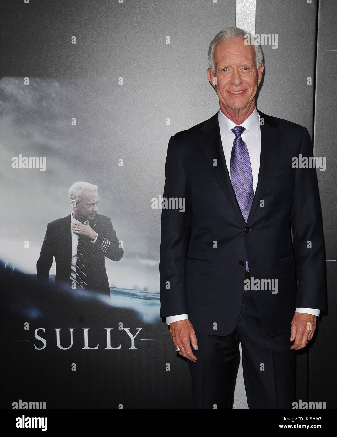 NEW YORK, NY-SEPTEMBER 06: Chesley Sullenberger, Sully die Ully" New York Premiere in der Alice Tully Hall, Lincoln Center am 6. September 2016 in New York City People: Chesley Sullenberger, Sully besucht Stockfoto