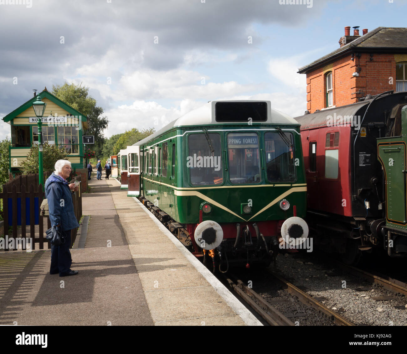 Epping Ongar Railway Stockfoto