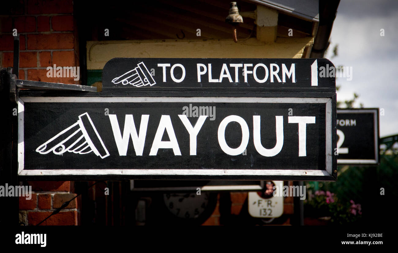 Epping Ongar Railway Stockfoto