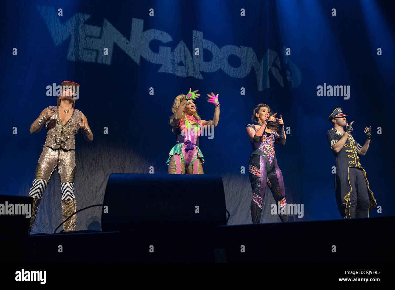 Brighton, Großbritannien. November 2017. Vengaboys unterstützt Steps im Brighton Centre, England. Quelle: Jason Richardson/Alamy Live News Stockfoto