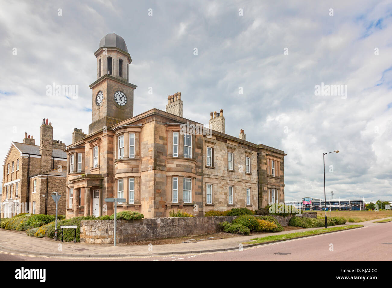 Das alte Dock Büro, jetzt Appartments, Hartlepool, County Durham, UK Stockfoto