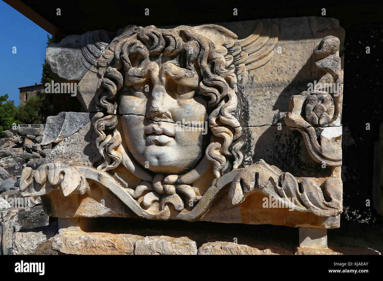Tempel des Apollo, Didim, Türkei ruiniert Stockfoto