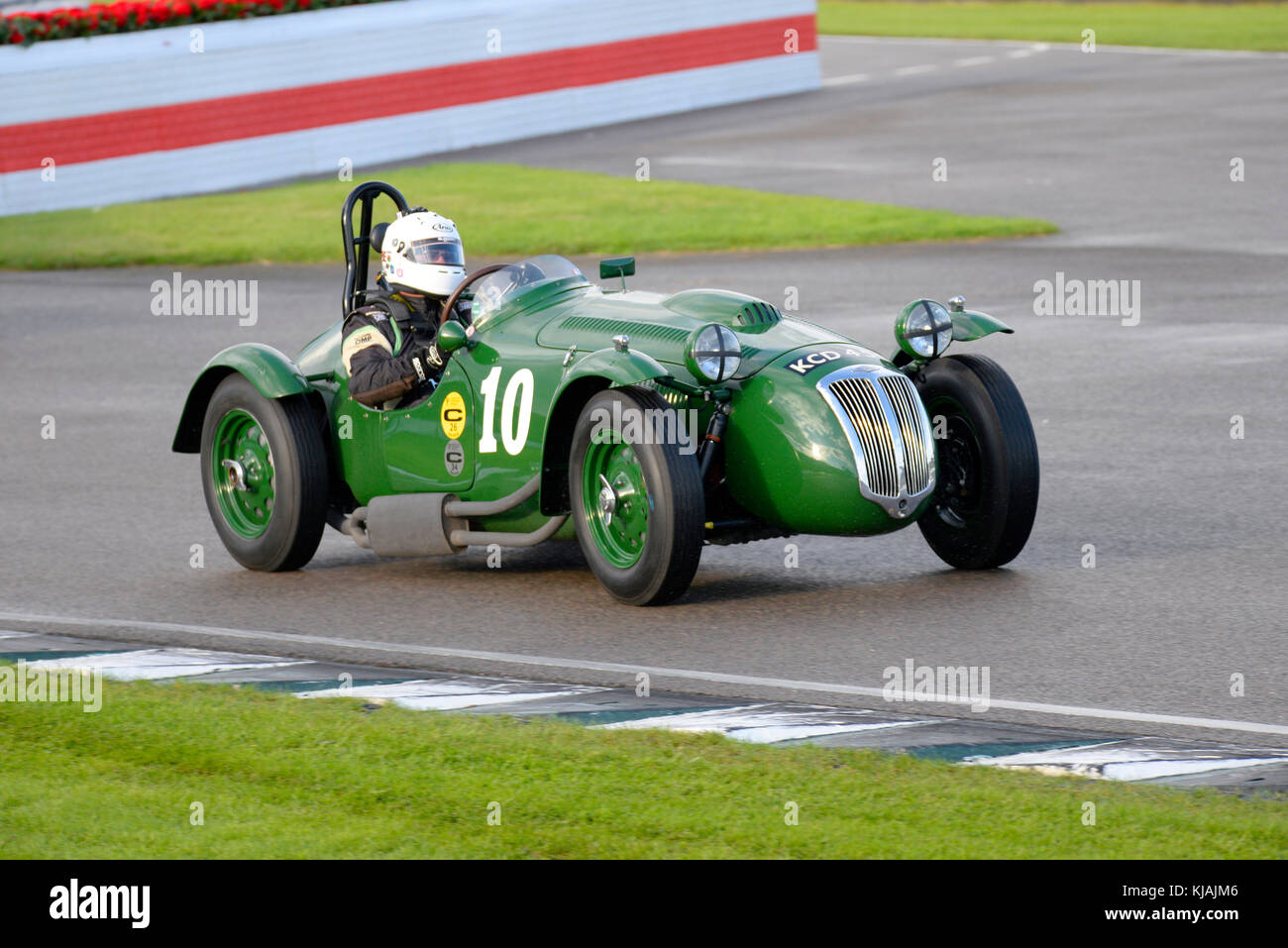 1953 Frazer Nash Le Mans von Patrick Blakeney-Edwards von Martin Hunt racing in der Freddie März Memorial Trophy am Goodwood Revival besessen angetrieben Stockfoto