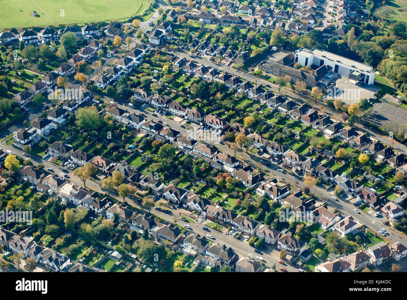 London Suburbia, Romford, South East England, Großbritannien Stockfoto