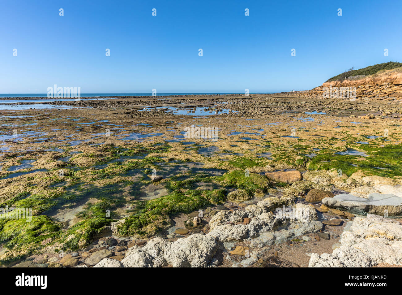 Veillon Vorland in Talmont-saint-Hilaire (Vendee, Frankreich) Stockfoto