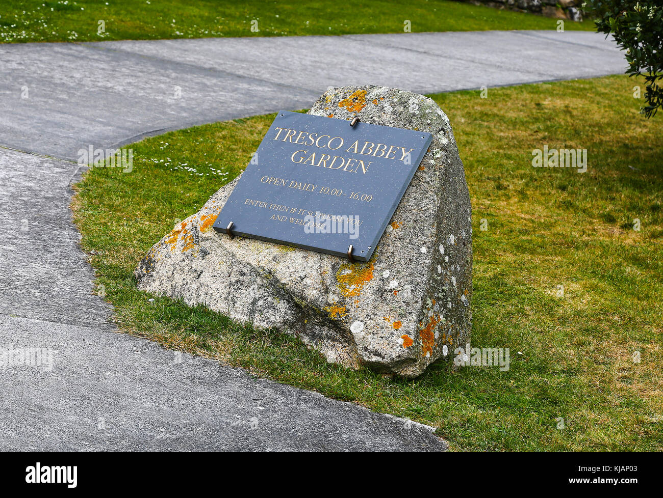 Tresco Abbey Gardens, Tresco, Isles of Scilly, England, Großbritannien Stockfoto Tresco Abbey Gardens, Tresco, Isles of Scilly, England, Großbritannien Stockfoto